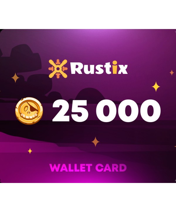 Rustix.io 250 USD Wallet Card Code Key GLOBAL